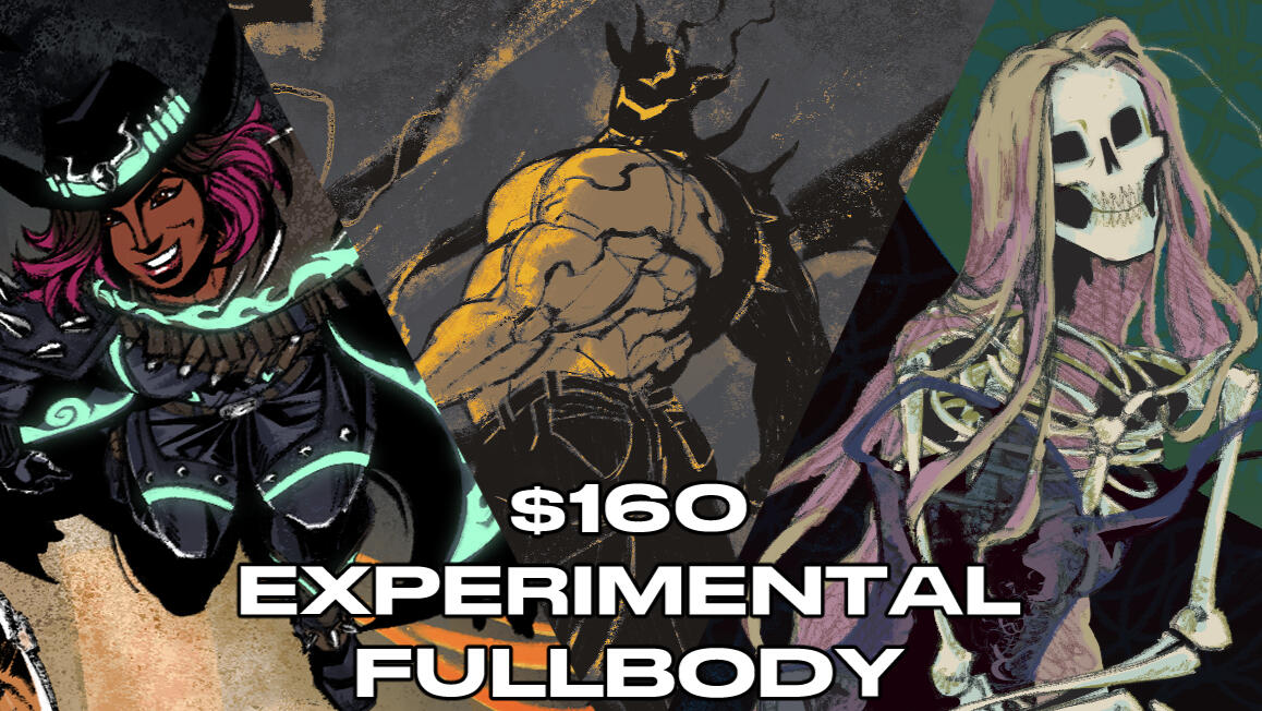 COMMISSION PRICES $160 EXPERIMENTAL FULLBODY